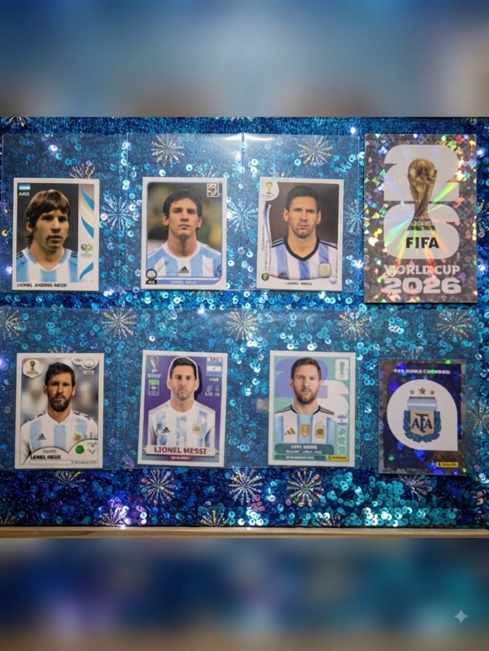 Panini Messi World Cup Sticker Set